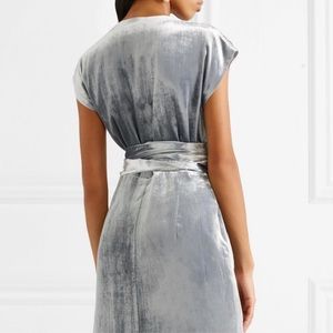 J.Crew collection velvet wrap dress